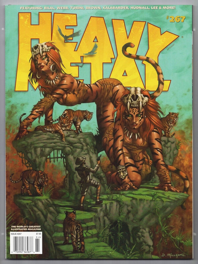 Unto the Gods of Tigris (Heavy Metal Mag Cover Art)