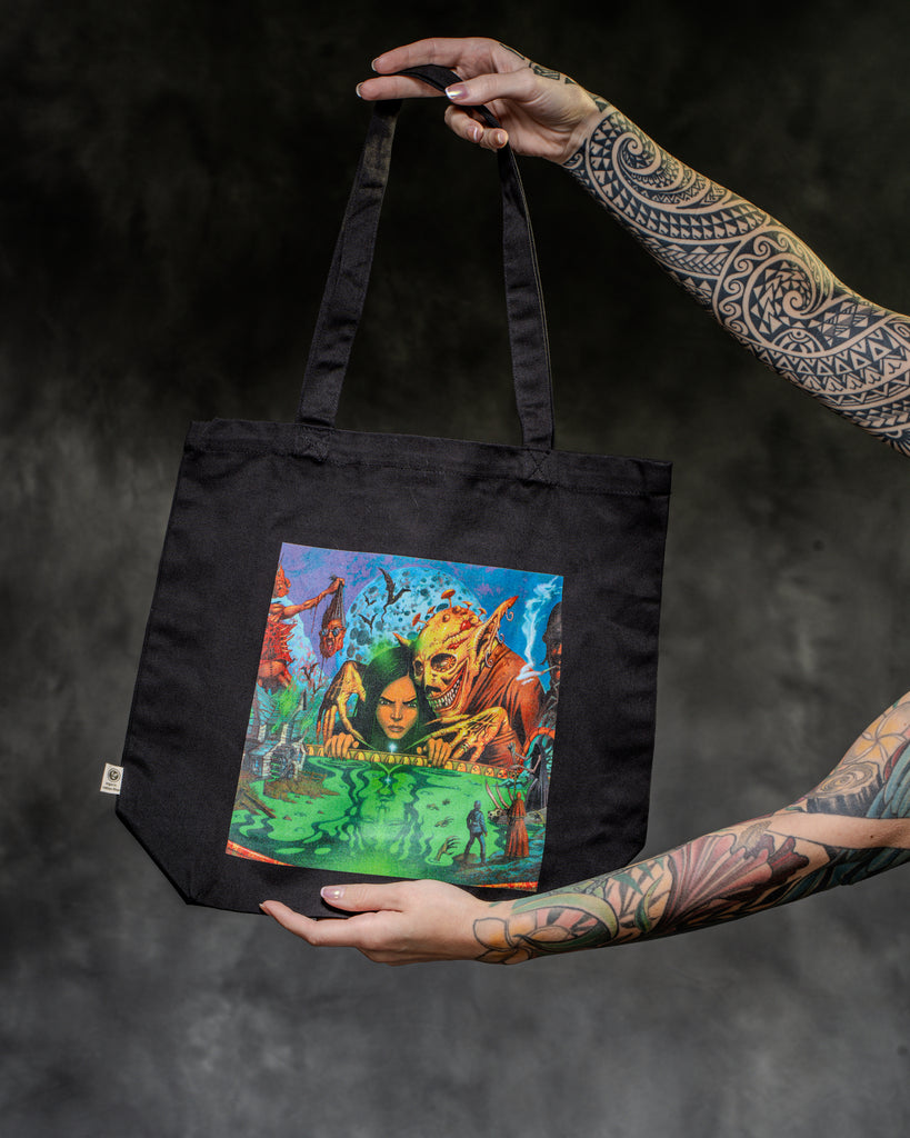 Homerik "Godless" Lyrics & Artwork Tote Bag