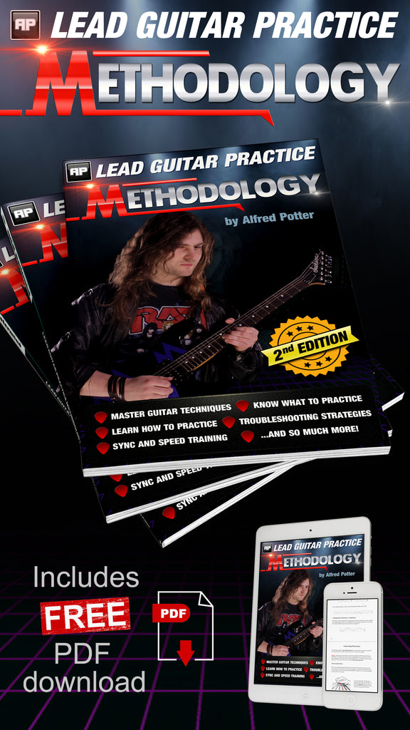 Alfred Potter "Lead Guitar Practice Methodology" Text Book [Second Edition] (plus PDF eBook)