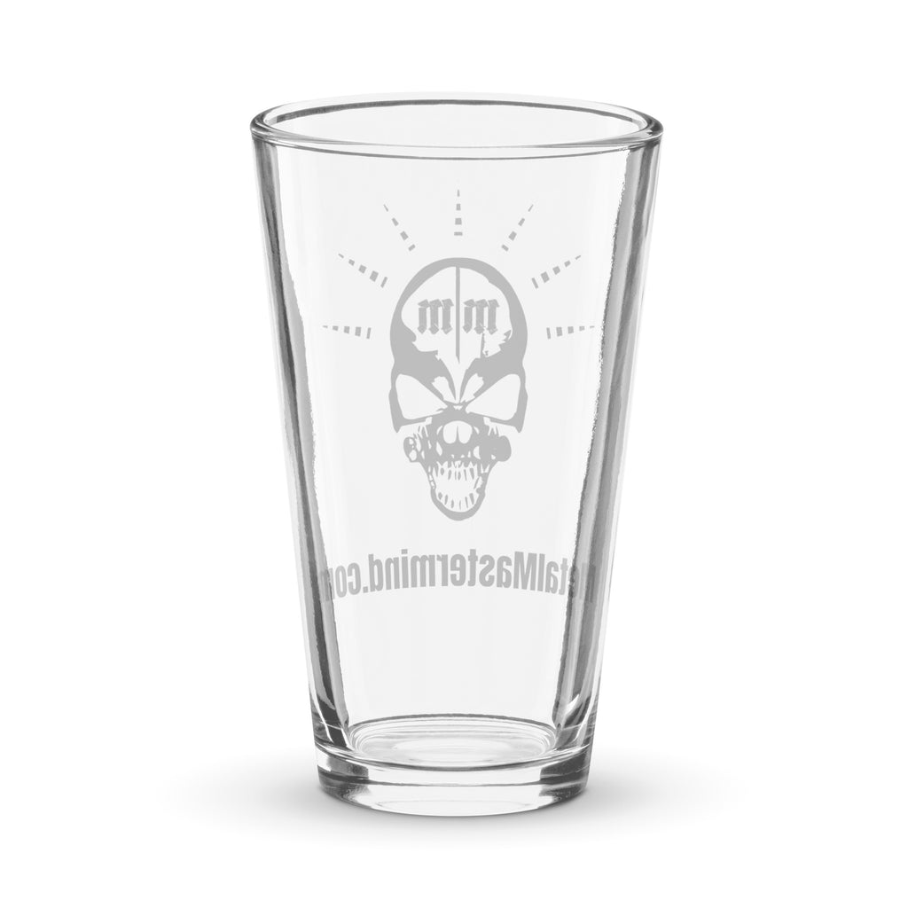 Metal Mastermind Pint Glass (16 oz)