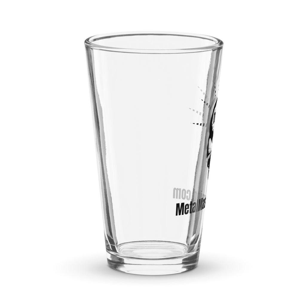 Metal Mastermind Pint Glass (16 oz)