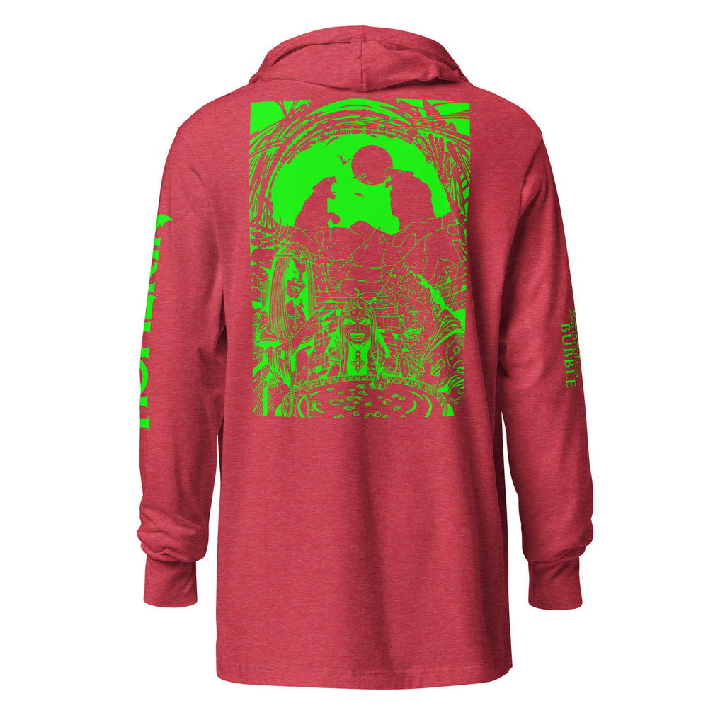 Homerik "A Great Prophecy" Illustration Hooded Long-Sleeve Tee (Unisex)